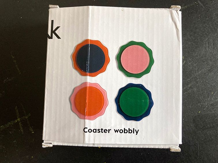 Sottobicchieri: Coaster Wobbly / Glasuntersetzer-Set / NEU – Nuovo e nell'imballaggio originale da Zürich venduto da Supetar 2