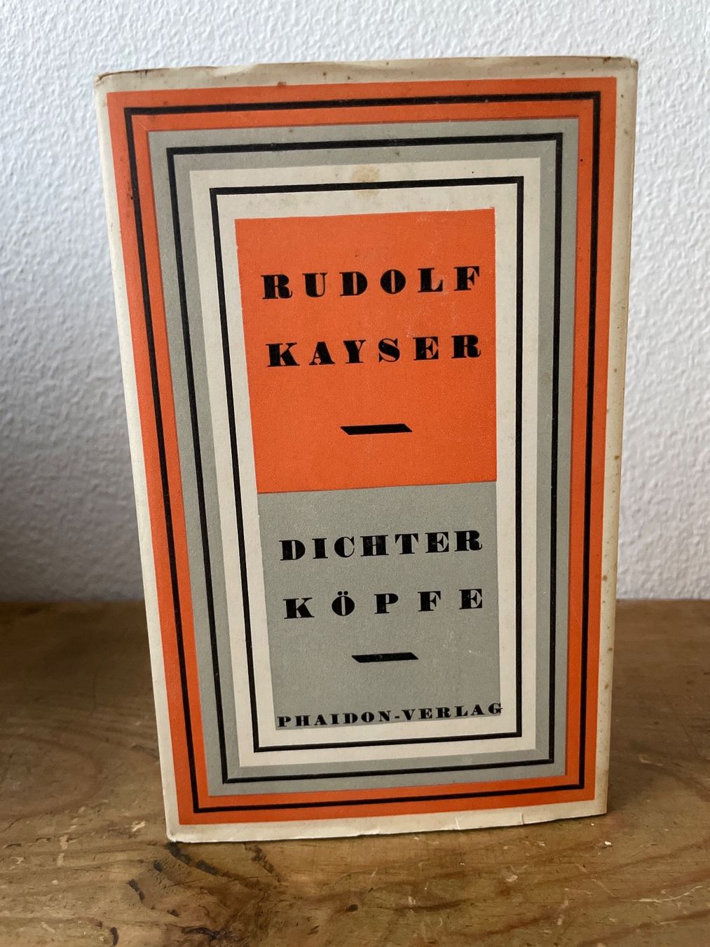 Libri: Antikes Buch: Dichter Köpfe - Rudolf Kayser 1930 – Usato da Winterthur venduto da cheerio97
