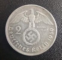 2 Reichsmark 1939 Silber Deutsches Reich ab nur Fr. 25.-