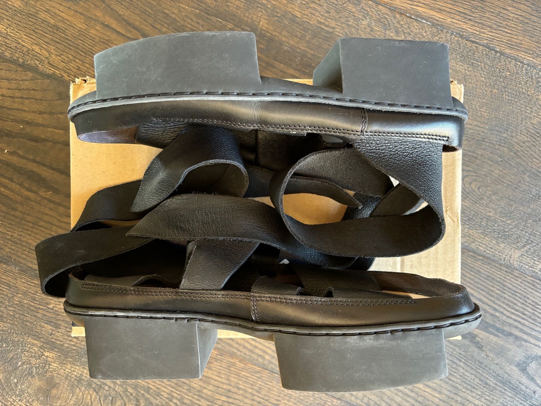 Trippen Scarpe da donna: Trippen Monstera Sandals, Size 40, Black – Nuovo e nell'imballaggio originale da Erlenbach ZH venduto da verbena_mint 4