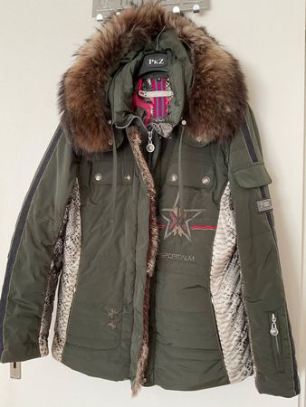 Sportalm Winter- Skijacke Echtpelz Gr 46 Neuwertig