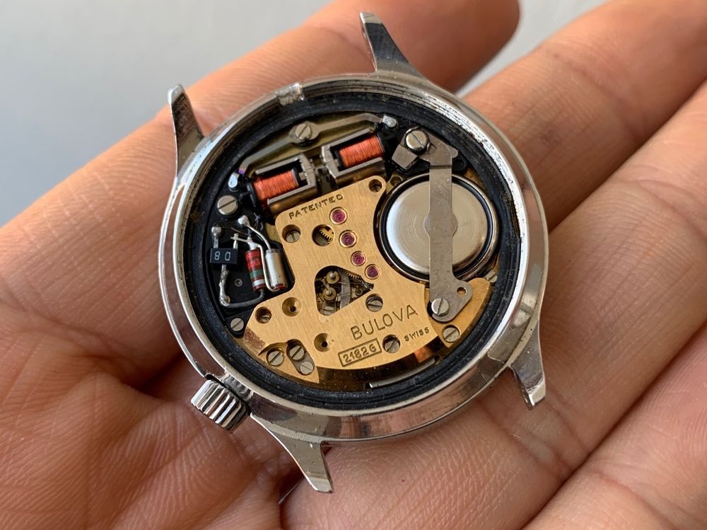 Montre Vintage Bulova Accutron Pour Homme - Acier Inoxydable, Mouvement Suisse - Fonctionne Très Bien