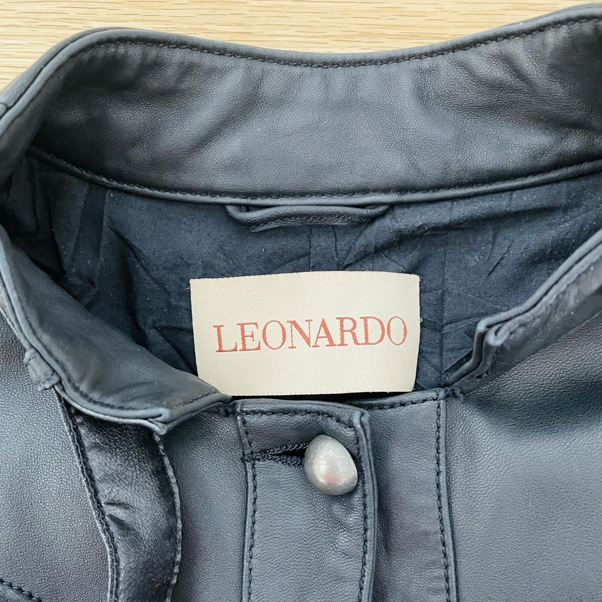 Giacche: Leonardo Echt Leder Jacke, Schwarz, Gr. 42 – Usato da Lostorf venduto da Lavendel2018 2