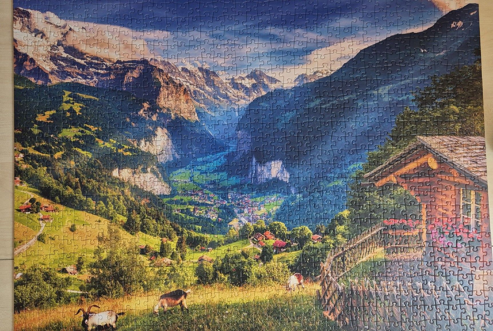 Puzzle: Trefl Puzzle, Lauterbrunnen, 1000 Teile – Usato da Lotzwil venduto da dr.feelgood 1