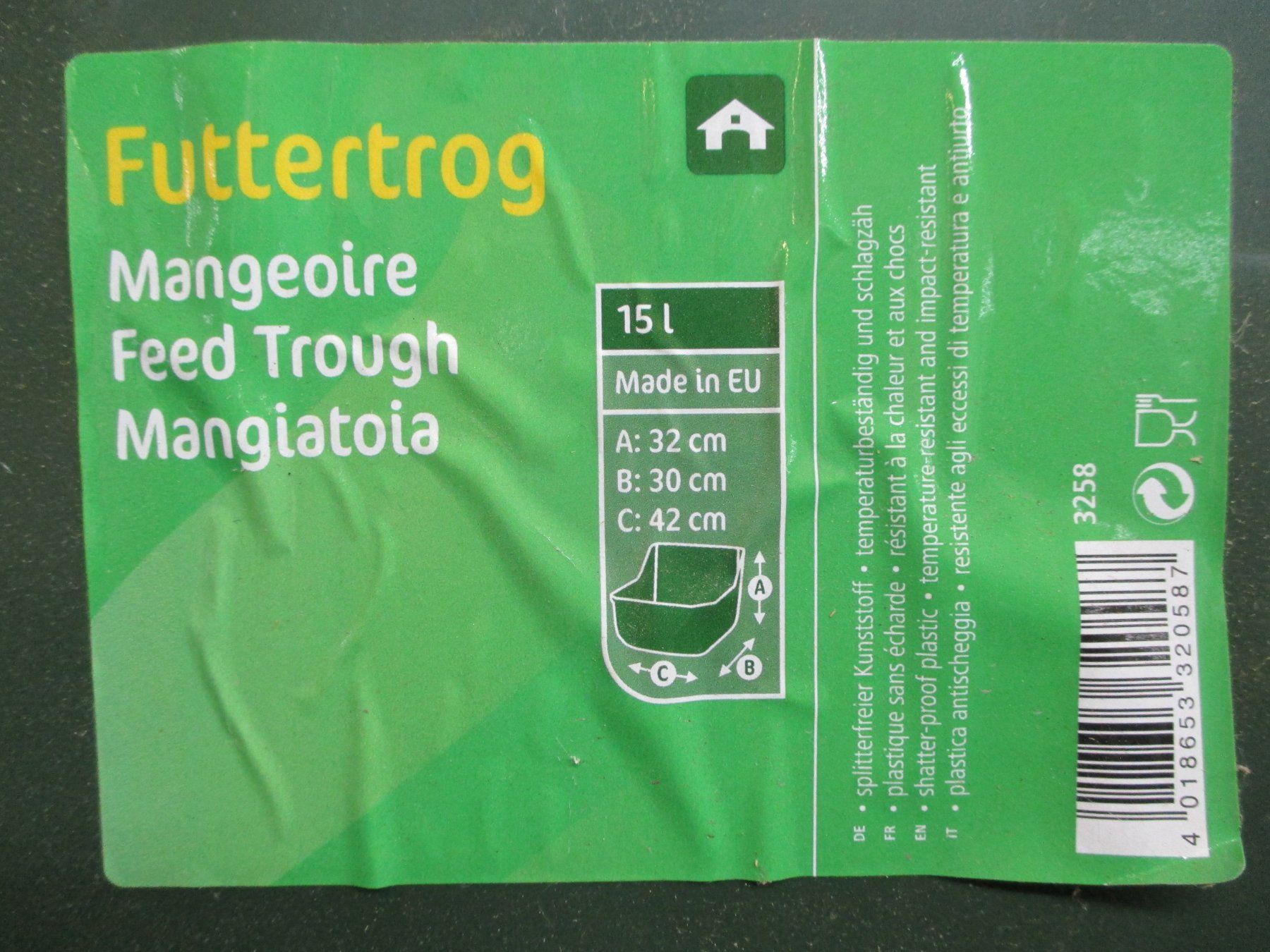 Mangimi: 2x Futtertrog – Nuovo e nell'imballaggio originale da Oberhallau venduto da Gibraltar01 3