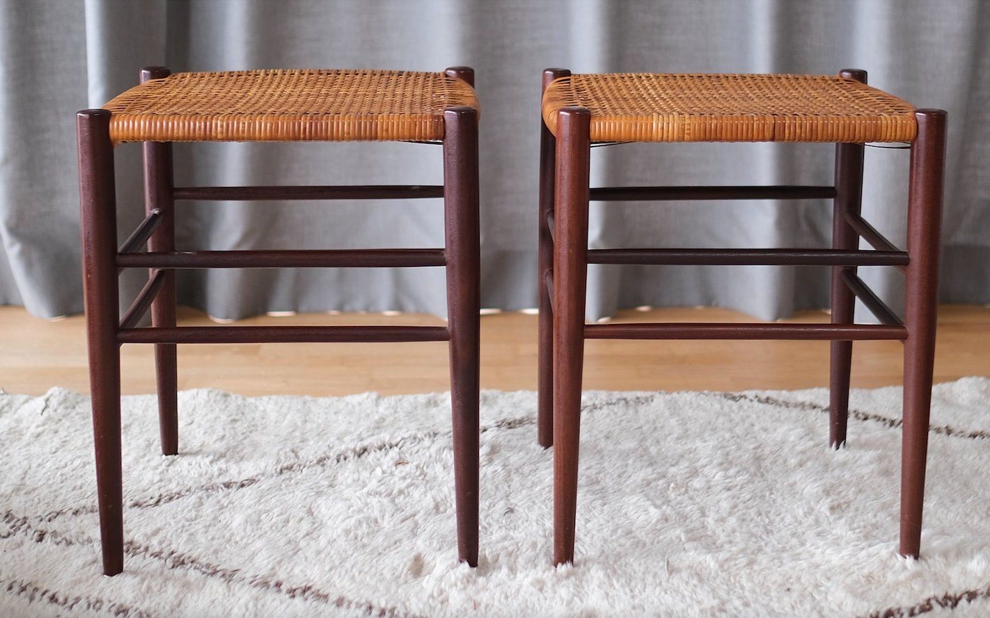 Tabourets: Mid Century danish cane stools – D'occasion à Bern par Zmodern_VIN 4
