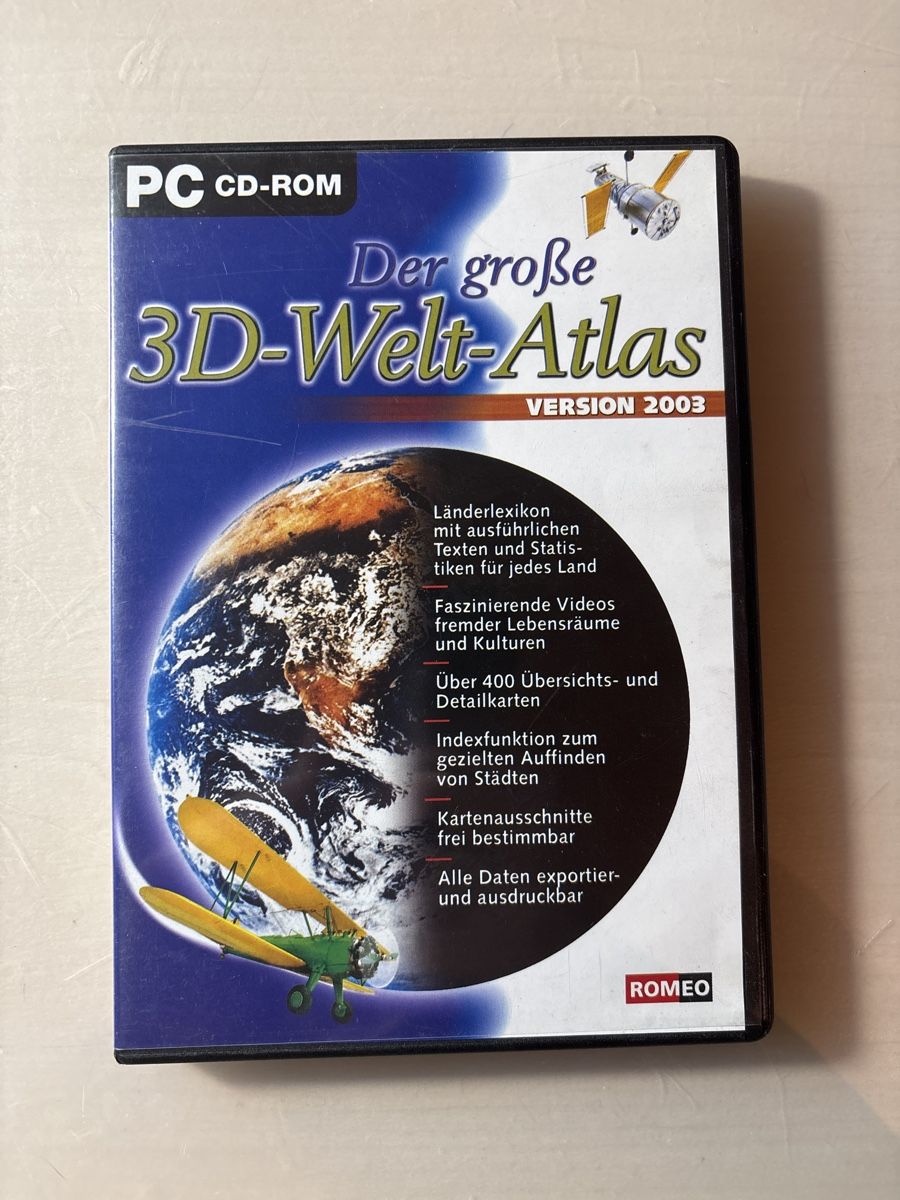 Spiele: Der grosse 3D - Welt- Atlas – Gebraucht aus Ruswil von Slivio_