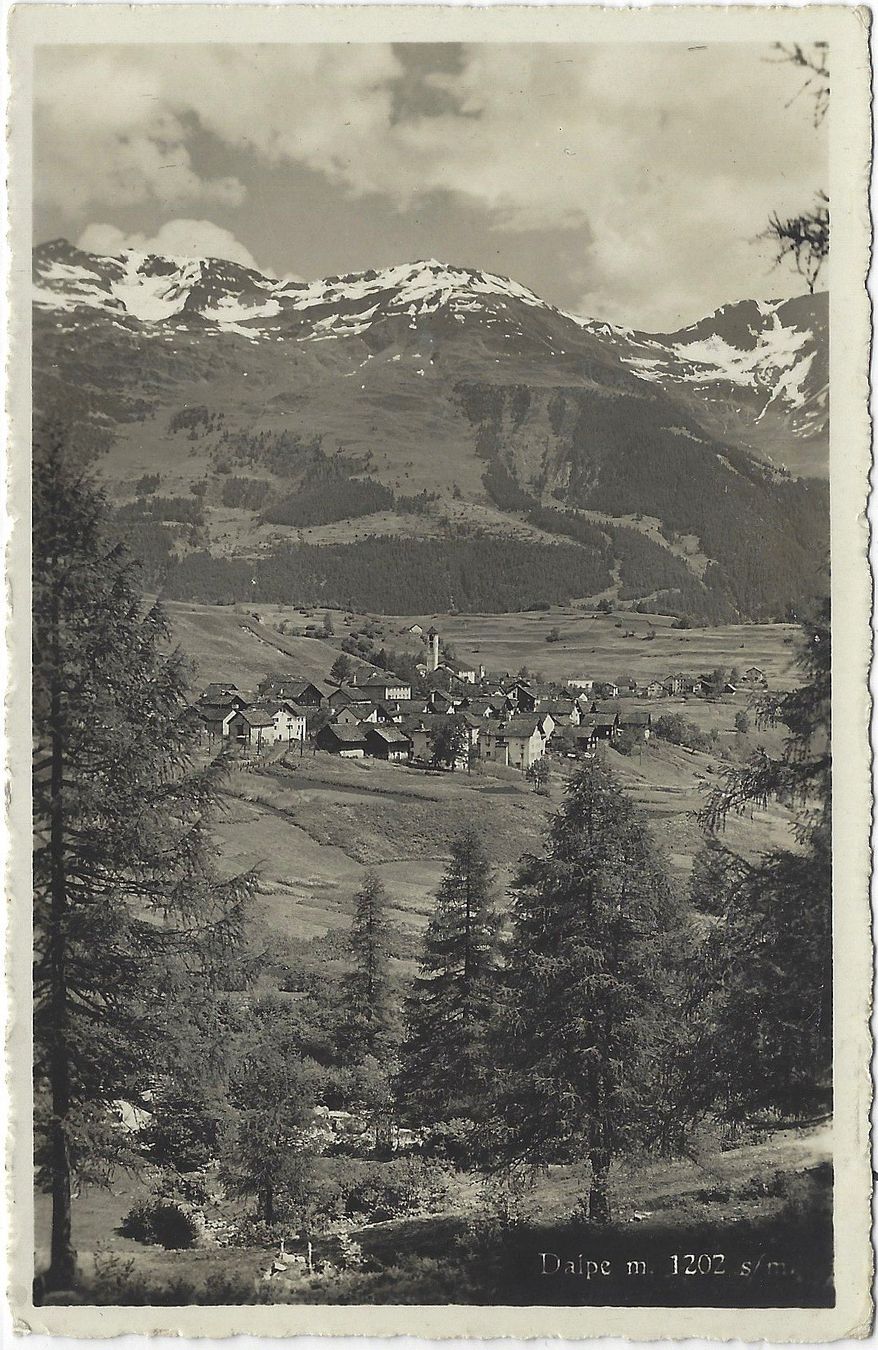 Cartoline postali: Dalpe  m.   1202  s/ m. – Usato da Bütschwil venduto da Jackson1A