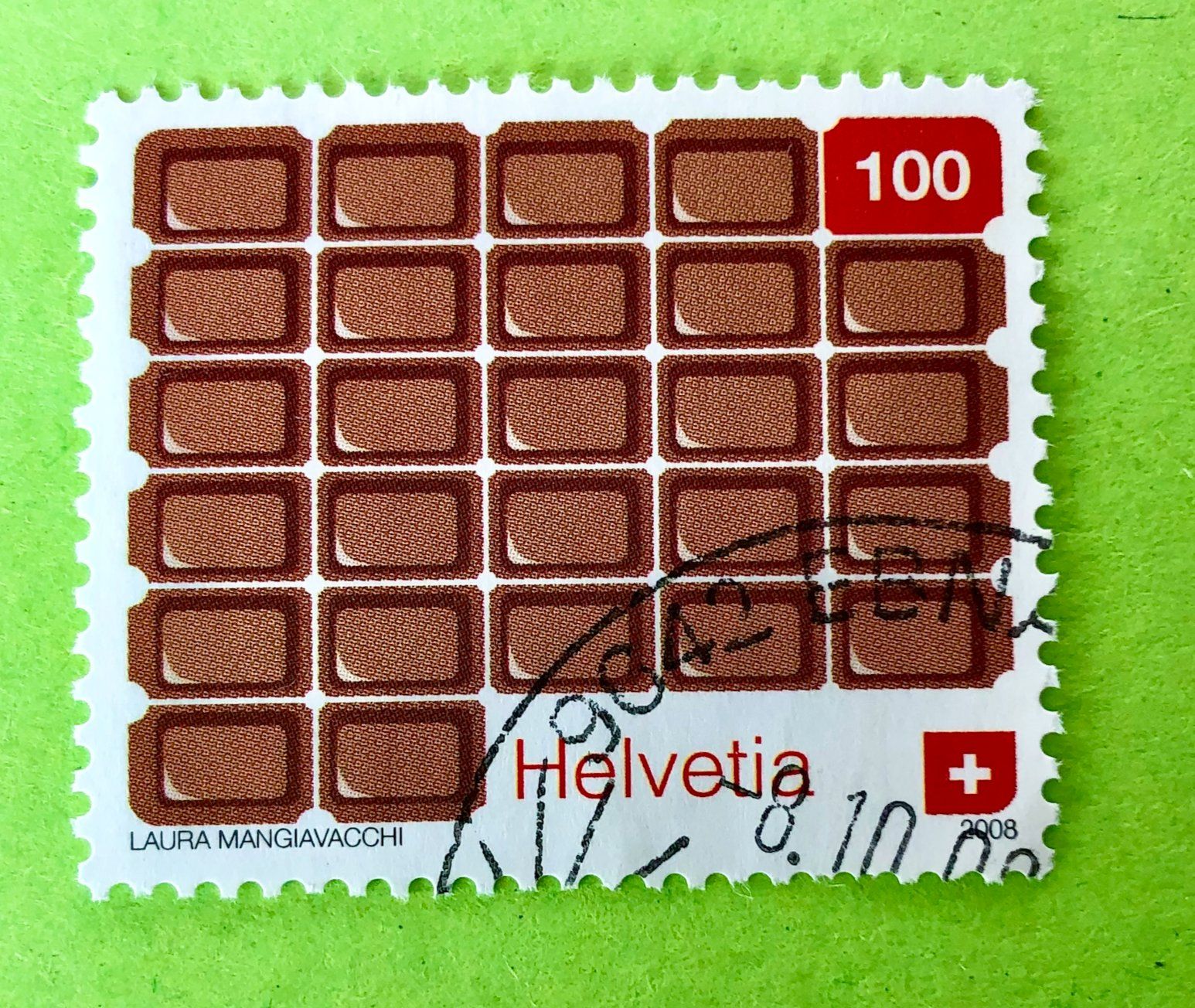 Tutti i francobolli: Nr.1285 Schokolade GESTEMPELT    – Usato da Aarau venduto da Billa007