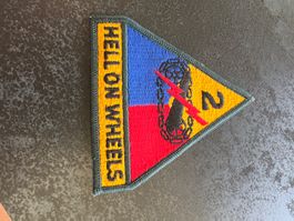 Aufnäher Hell on Wheels 2. Panzerdivision Militär Abzeich...