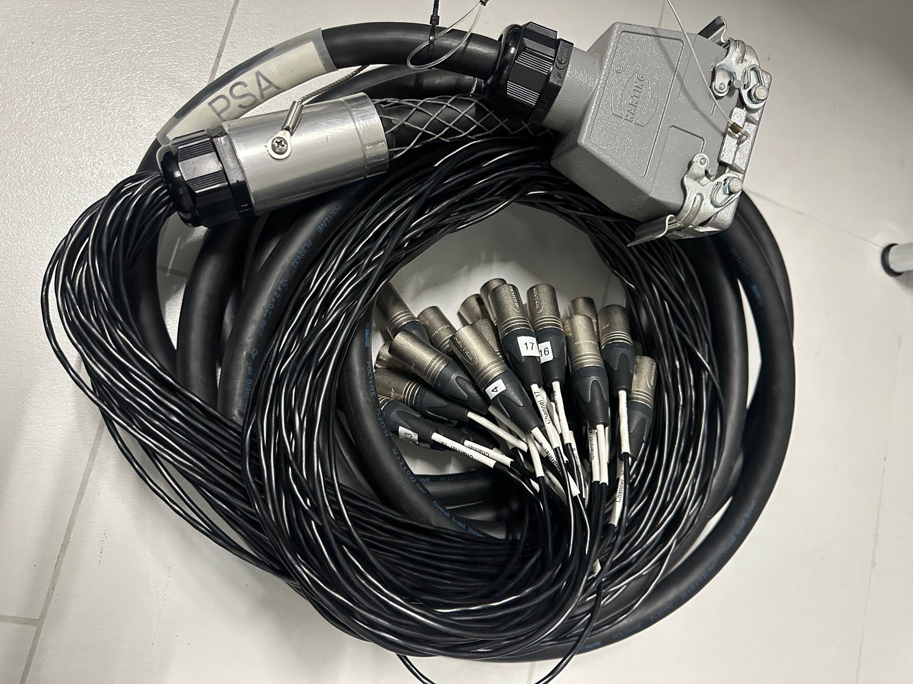 Kabel: Multicore 32/8/50m mit Splitter – Gebraucht aus Staufen von NDV75 4