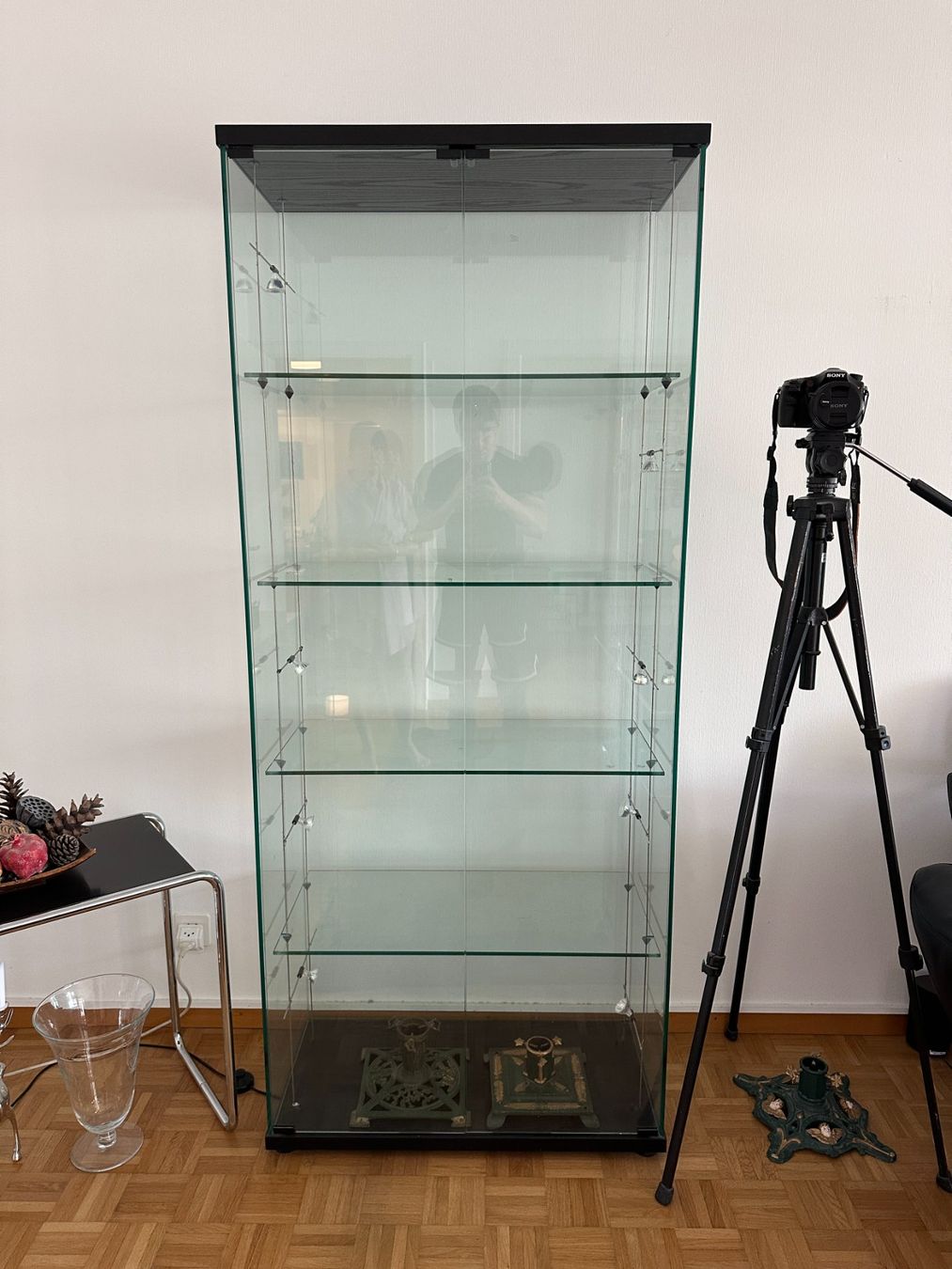 Vetrine: Exklusive Glasvitrine von Glaströsch mit Beleuchtung – Usato da Luzern venduto da Johannas-flohmarkt
