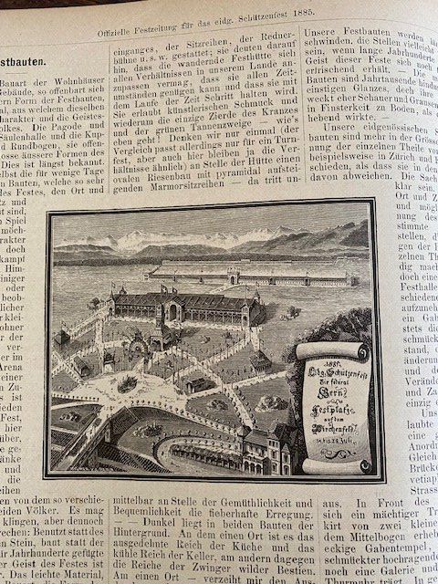 Libri: BUCH  SCHÜTZENFEST  BERN  1885 – Usato da Chur venduto da silbermon 5