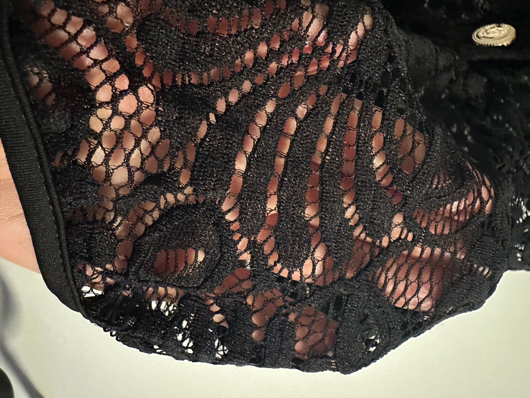 Shein Top: Sommerliches Spitzen - Oberteil Gothic – Usato da Freudwil venduto da Feenland2010 2