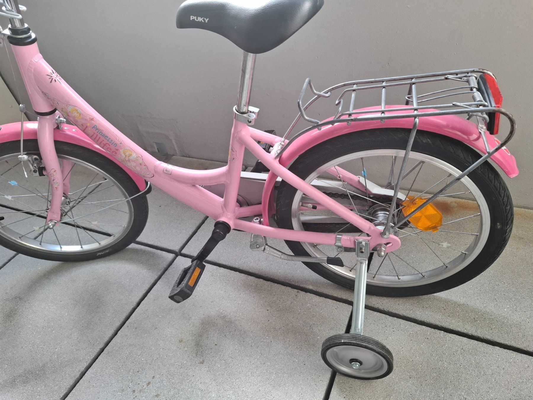 Puky Kinderfahrrad Prinzessin Lillifee, mit Sttzrdern (Gebraucht) in  Zrich fr CHF 45  nur Abholung auf Ricardo kaufen