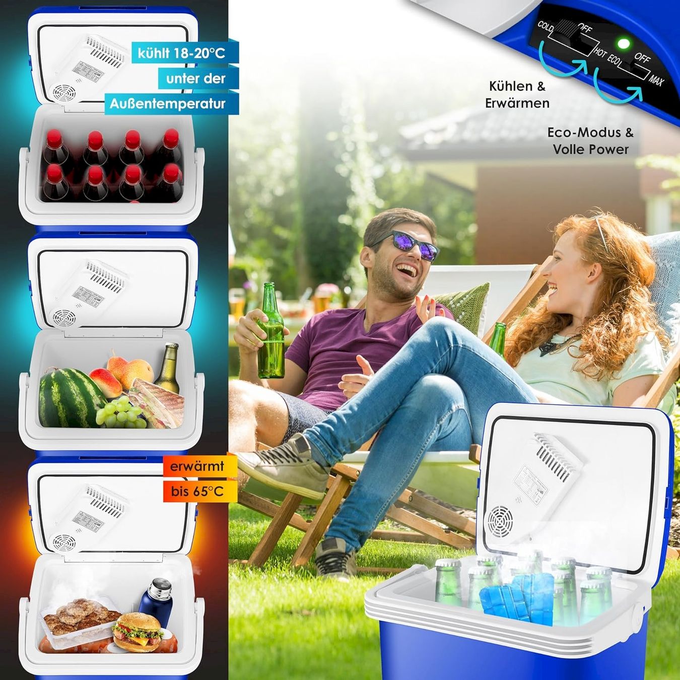 Mobicool Kühlschränke & Kühlen: KESSER 32L Kühlbox Blau – Neu und originalverpackt aus Bottighofen von zaap 3
