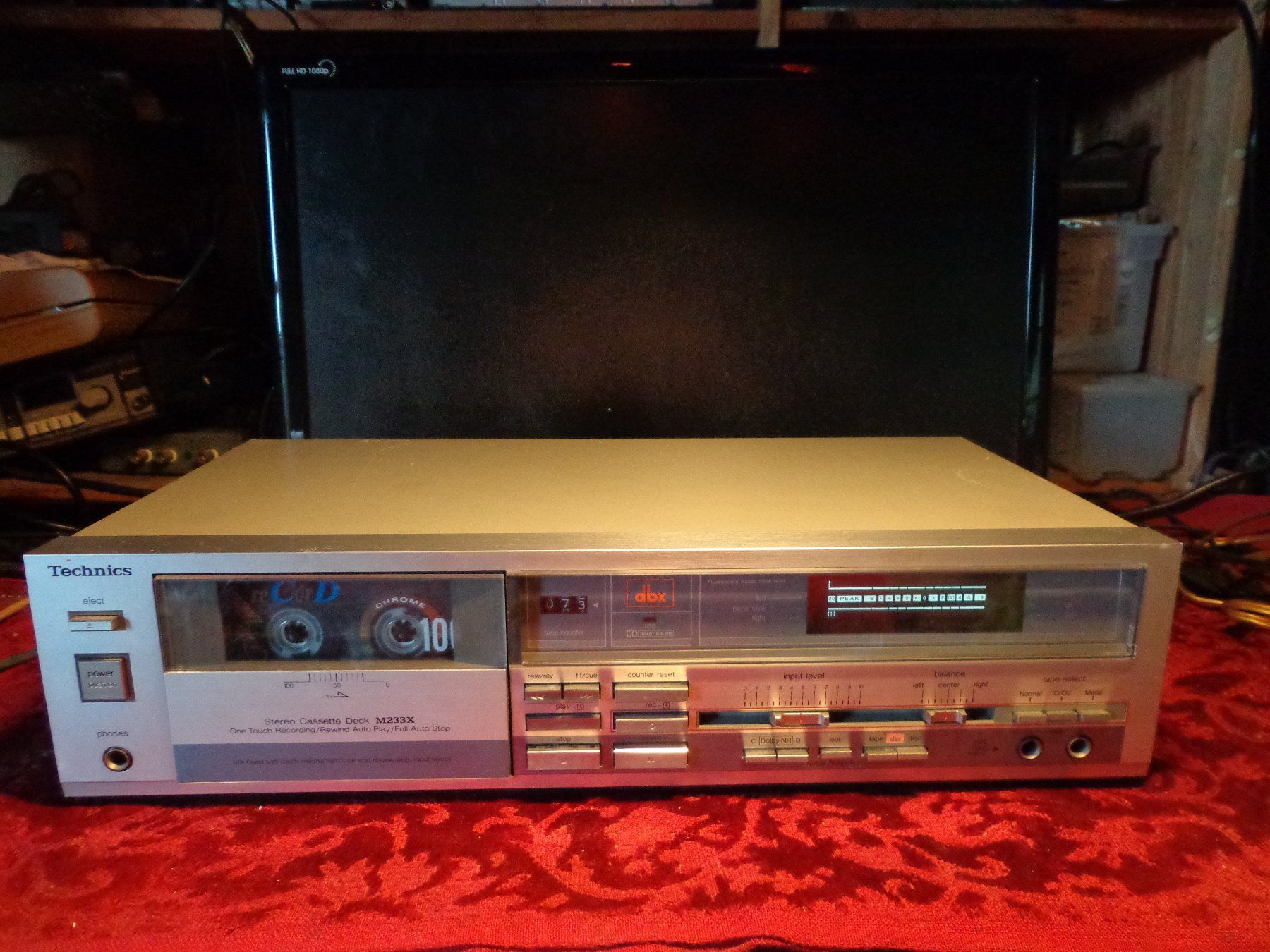 Technics Registratori: Technics Stereo Cassette Deck M233X guter Zustand – Usato da Ligornetto venduto da Faffarel 5