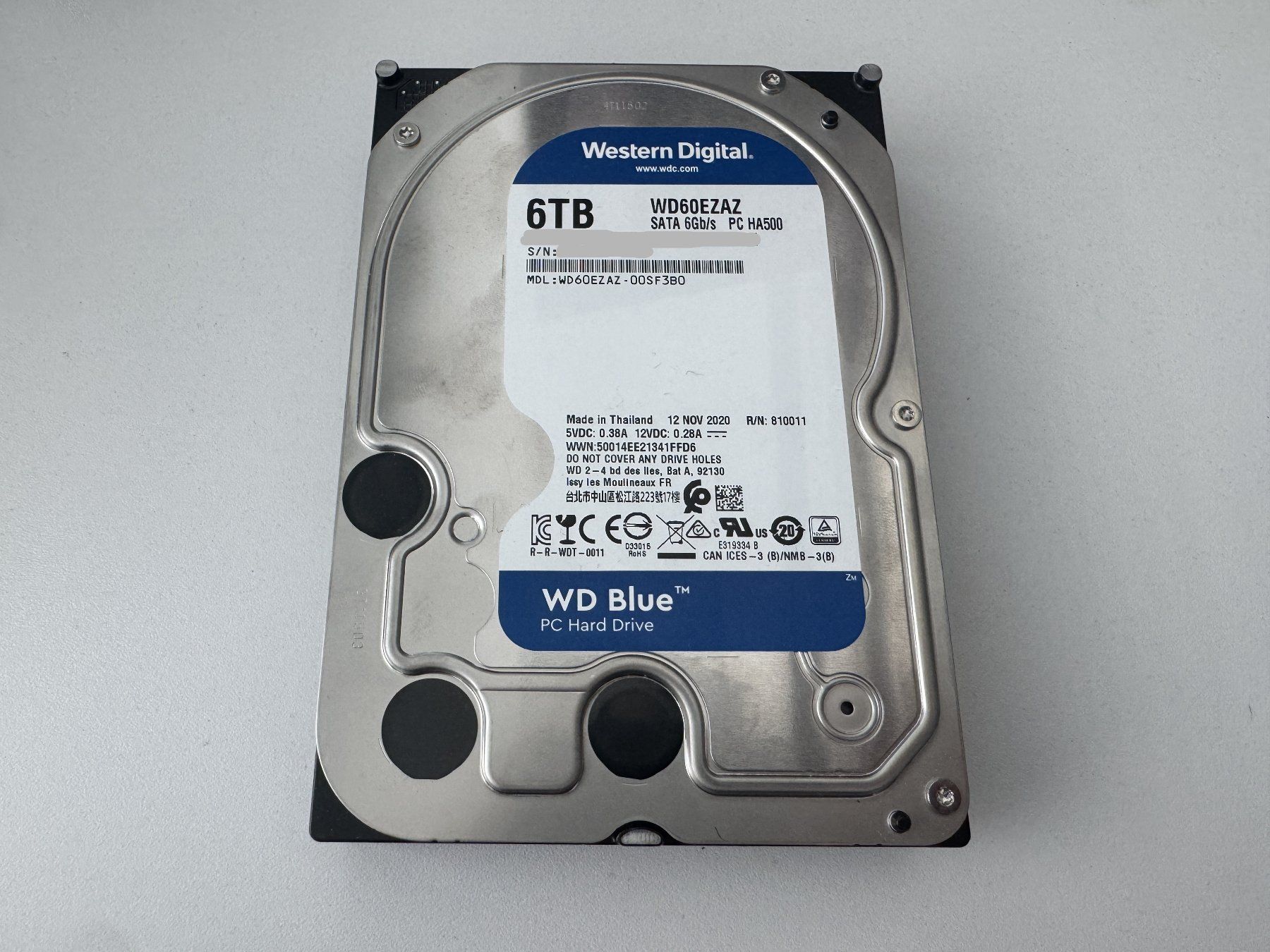Western Digital Disques durs: WD Blue 6 TB – D'occasion à Bremgarten AG par joker_eat_world