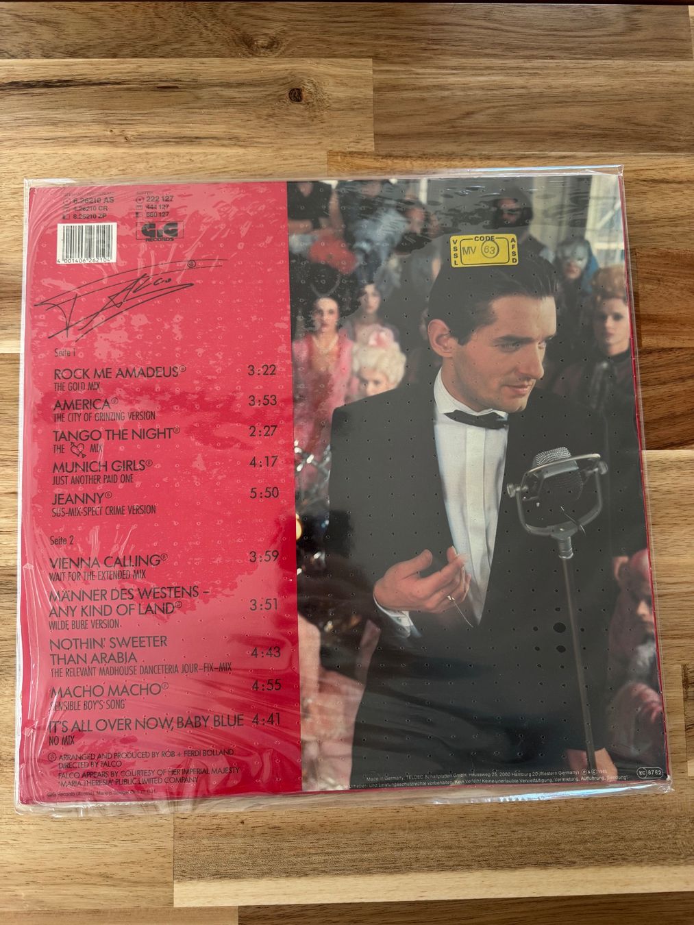 Dischi in vinile: Falco: Falco 3 [LP] – Usato da Ostermundigen venduto da SecondHandster 1