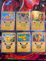 6x Pokemon 30th Celebration Pikachu EN