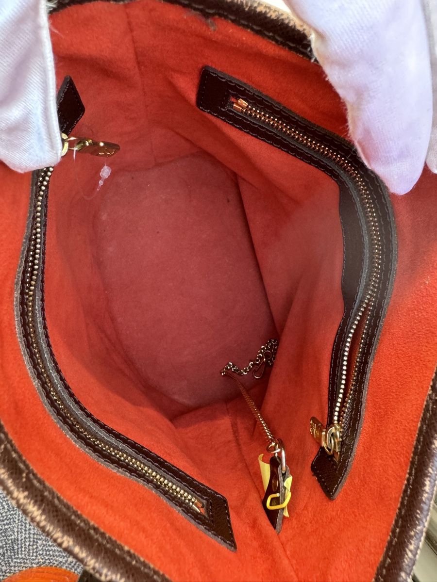 Borse da donna: Louis Vuitton Bucket Ebene Damier Original – Usato da Neuenegg venduto da ilovefashion123 5
