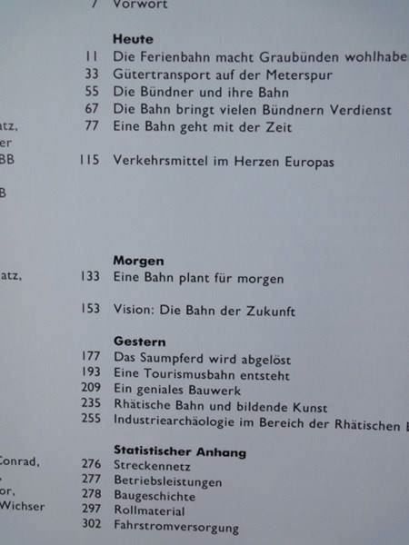 Livres: Rhätische Bahn Heute-Morgen-Gestern – D'occasion à Chur par omonia 2