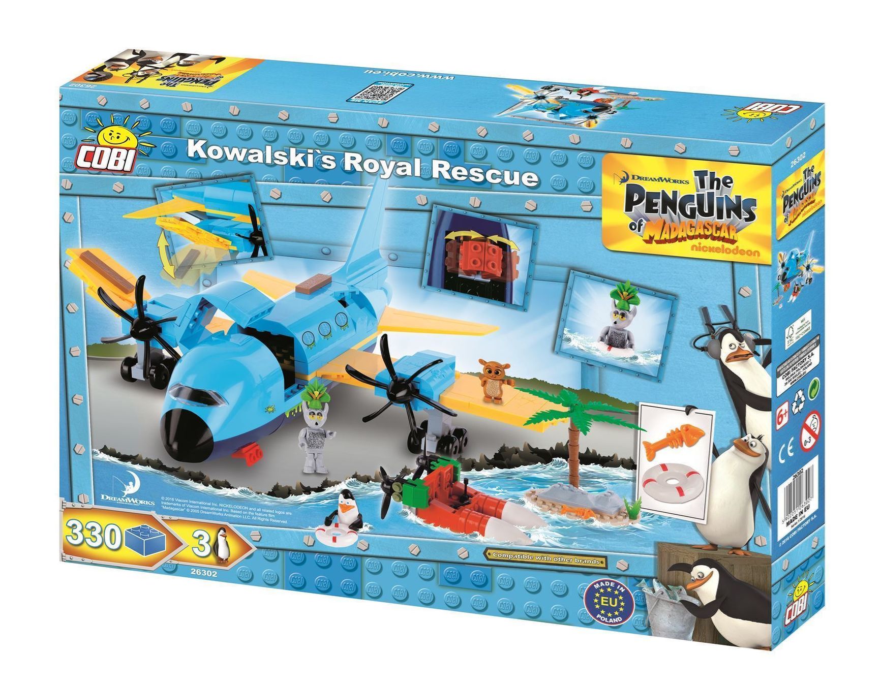 Cobi Giocattoli: Madagascar Penguins Rettungsflugzeug – Nuovo e nell'imballaggio originale da Mollis venduto da Zeitraum 2