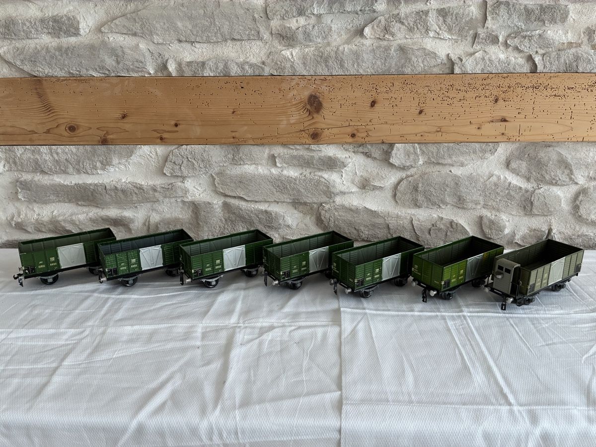Buco Modellini di ferrovie: Güterwagen SBB CFF Buco Set 7 Stk. – Usato da Buchs AG venduto da sasami01
