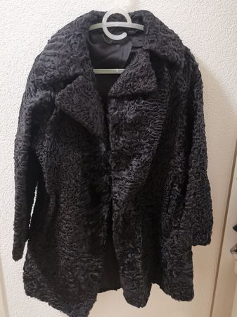 Damenmantel Echtpelz Swakara / Persianer / Karakul