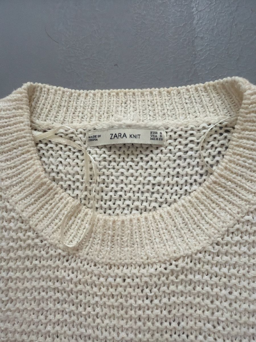 Zara Maglioni & Felpe: Zara Knit Pullover creme Grösse S neuwertig – Nuovo (secondo la descrizione) da Samstagern venduto da UM94 1