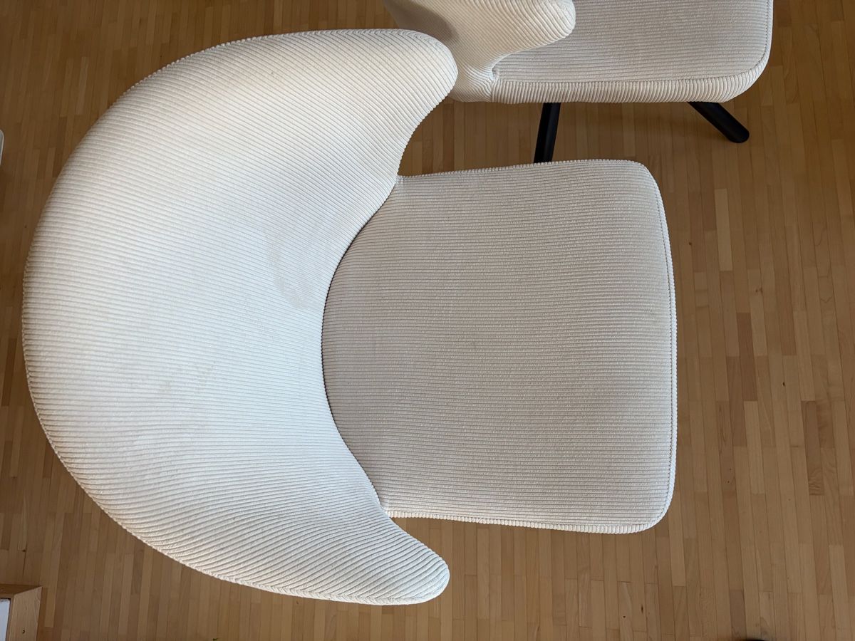 Mömax Chaises: 6 Esszimmerstühle weiss mit Metallfuss – Neuf (Voir description) à Uetikon am See par mma_zcw9 5