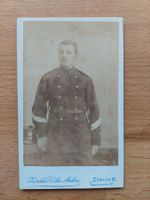 Antikes Foto CdV Militär Schweiz