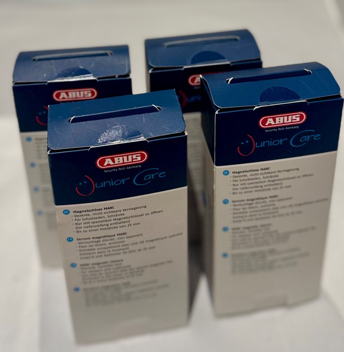 Abus Lucchetti: Abus Kindersicherung Bundle: 4 x 3er-Pack Magnetschloss Marc – Nuovo e nell'imballaggio originale da Meilen venduto da tplm 2