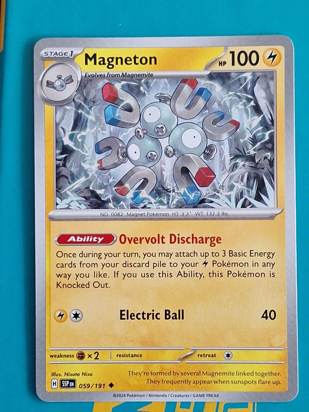 Pokémon Carte collezionabili: Magneton - Pokemon Surging Sparks – Usato da Altstätten SG venduto da GGsGameshop