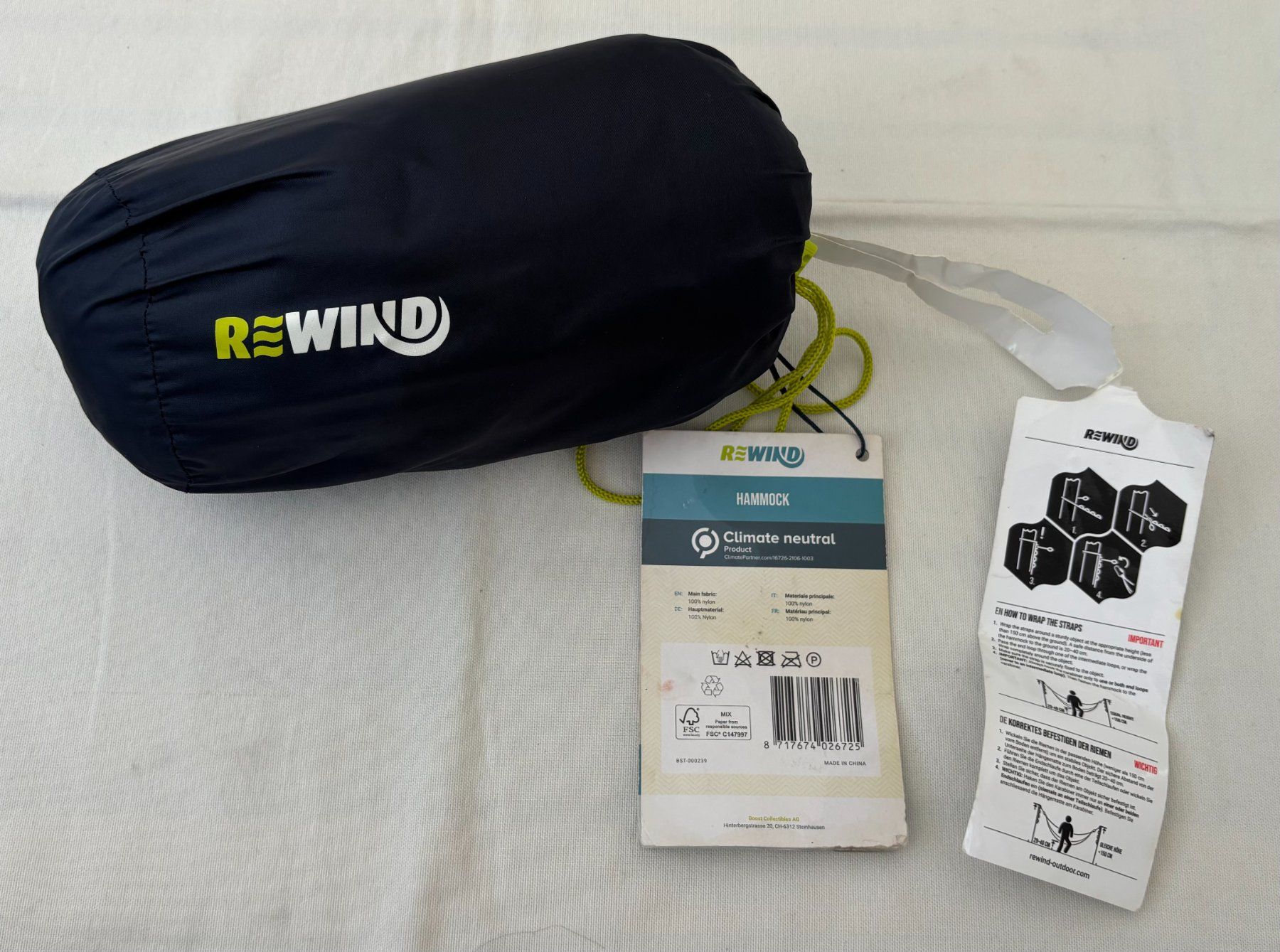 Amache: Rewind Hängematte – Nuovo e nell'imballaggio originale da Rheinfelden venduto da sabine0101 1