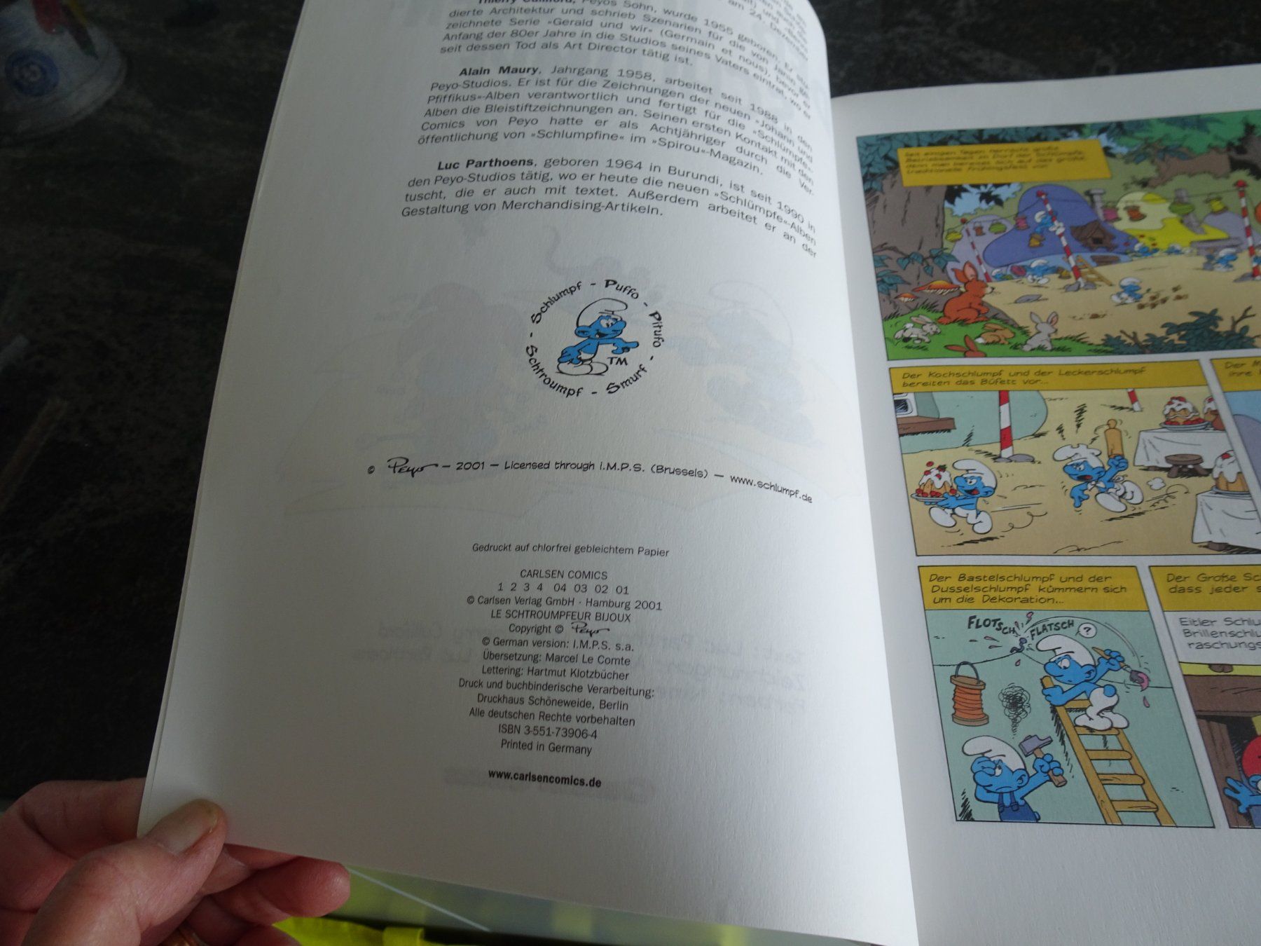 Fumetti: DER JUVELENSCHLUMPF  NR.   Comic Klassiker, MA – Usato da Zürich venduto da Roulet 2