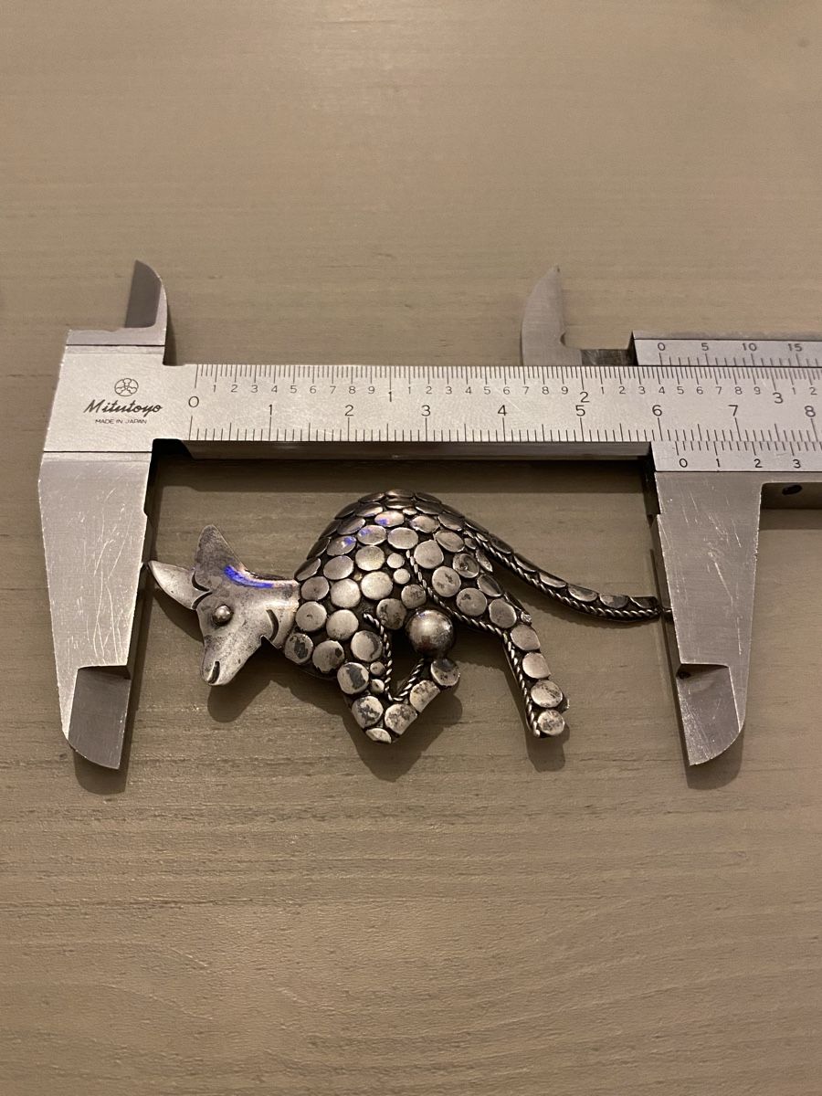 Spille & Fermagli: Känguru 🦘 Brosche 800 Silber – Usato da Birr venduto da Vintage-Liebhaber 3