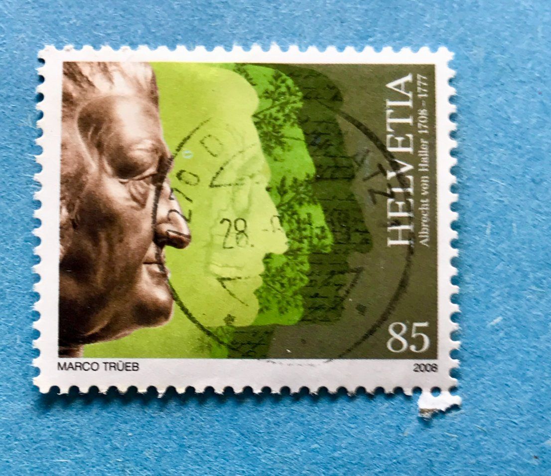 Tutti i francobolli: Nr.1258 Albrecht von Haller GESTEMPELT     – Usato da Aarau venduto da Billa007