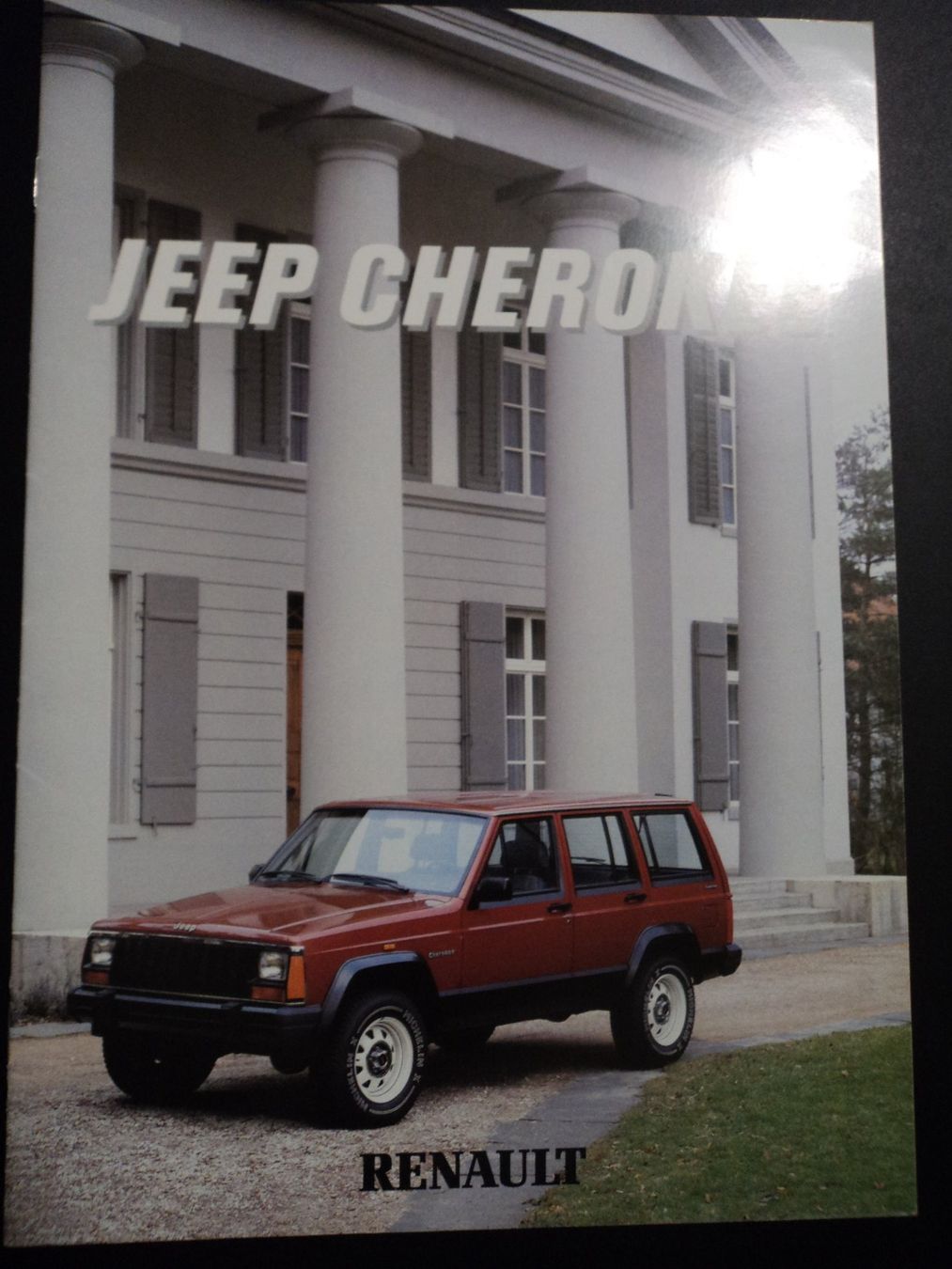 Renault Documenti: Prospekt Renault Jeep Cherokee 1980er – Usato da Schwarzenburg venduto da modelCARama