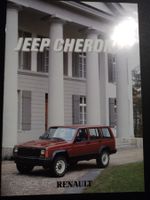 Prospekt Renault Jeep Cherokee 1980er