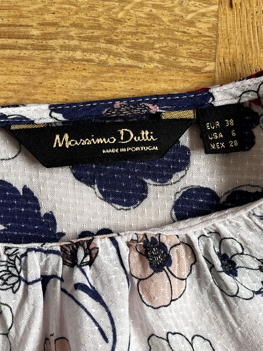 Massimo Dutti Top: Massimo Dutti Top, Grösse 38, Blumenmuster, Sommerlich! – Usato da Zürich venduto da Kleanthy 2