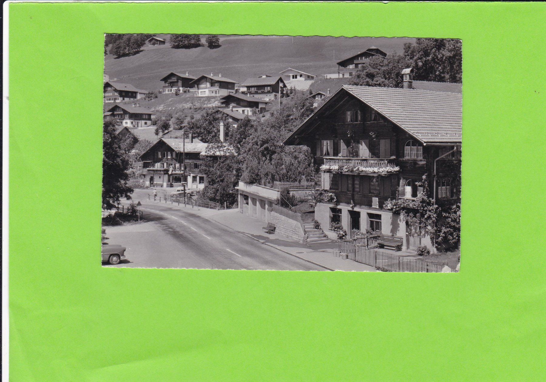 Cartoline postali: Schönried-Dorfstrasse – Usato da St. Peterzell venduto da neckertal