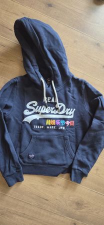 Superdry Hoodie, Dunkelblau - Top Zustand!