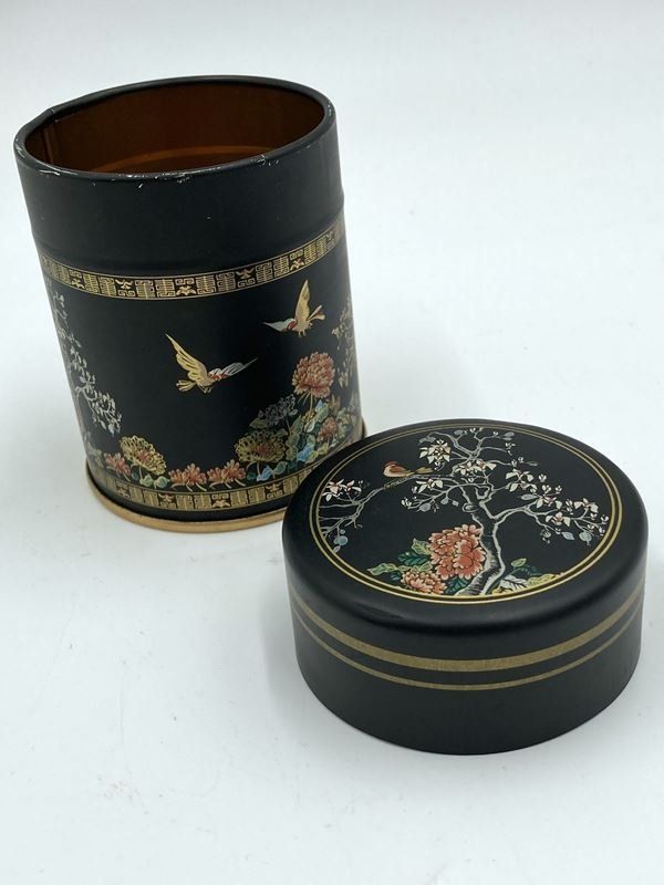 Sucriers: Teedose m. Deckel | asiatischer Stil | schwarz – D'occasion à Wittenbach par Restwert_St-Gallen 2