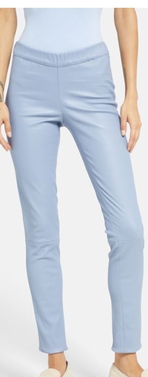 Pantaloni: Trendige Leder Leggings in Hellblau, Grösse 34 – Nuovo (secondo la descrizione) da Bassersdorf venduto da Sanjam_s