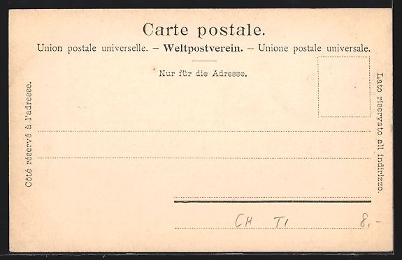 Cartoline postali: AK Bellinzona, Blick auf den Bahnhof – Usato da Berlin venduto da bartko-reher 1