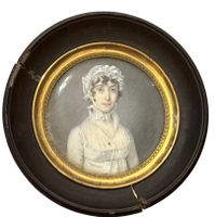 Ritratto in Miniatura antica, epoca 1800
