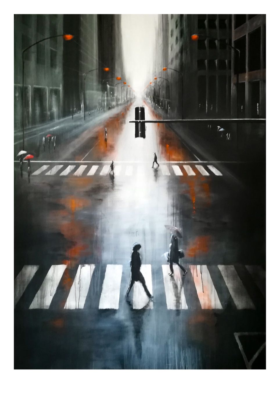Dipinti: La Ville-Impression fine art-Signé – Usato da Vaumarcus venduto da Arte-Lovers