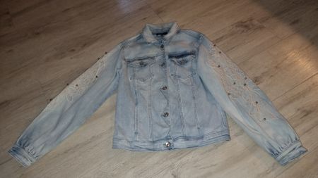 Monaru Jeansjacke Gr. 36 Stickerei Neu Boho Hochzeit