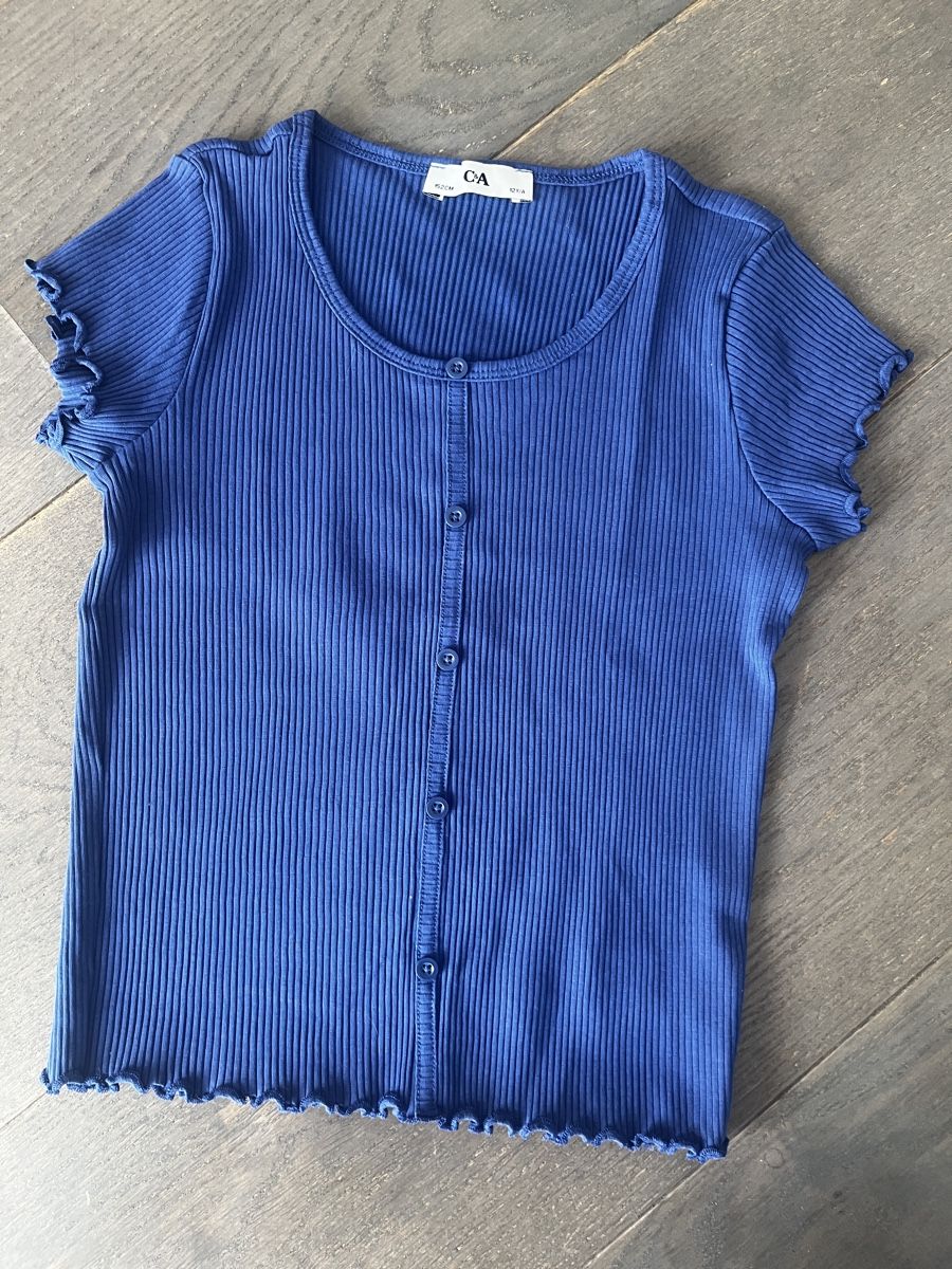 C&A Camicette, T-shirt & Top: T-shirt bleu C&A 12 ans – Usato da gland venduto da Moral
